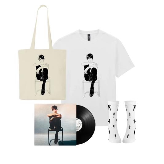 SUPERPACK : CD ou VINYLE + t-shirt + totebag + chaussettes