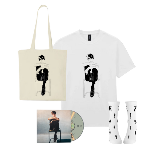 SUPERPACK : CD ou VINYLE + t-shirt + totebag + chaussettes