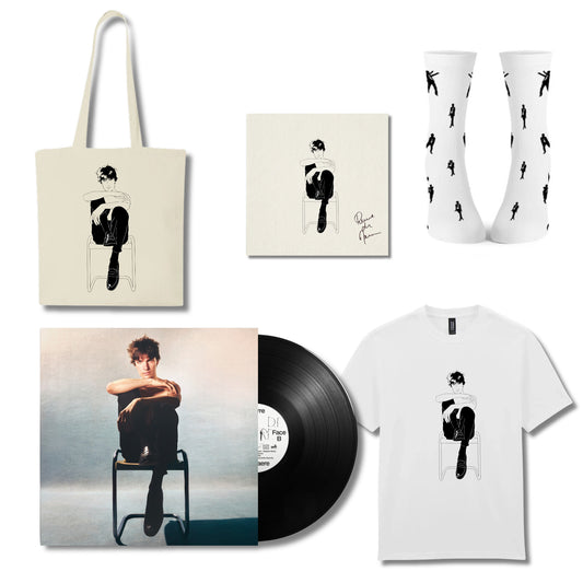 SUPERPACK : CD ou VINYLE + t-shirt + totebag + chaussettes + illustration dédicacée (offerte)