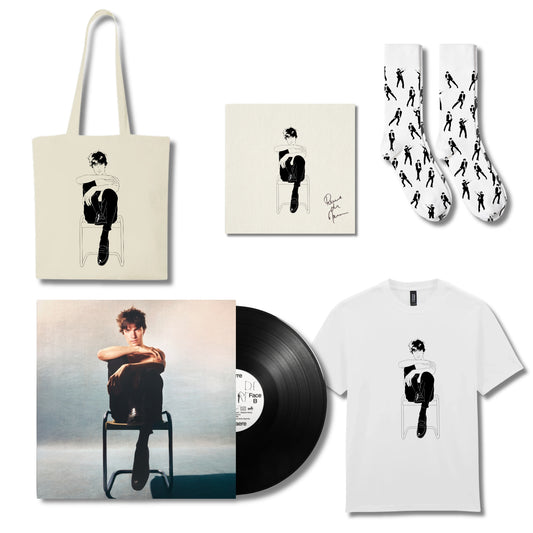 SUPERPACK : CD ou VINYLE + t-shirt + totebag + chaussettes + illustration dédicacée (offerte)